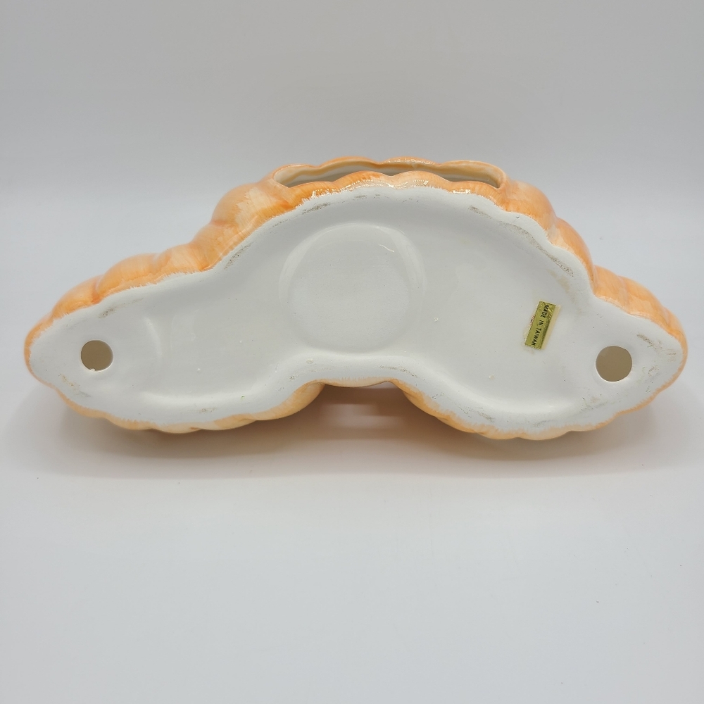 Vintage Ceramic Halloween Jack-o-Lantern Pumpkins Candle Holder Tealight Taiwan - Picture 7 of 9